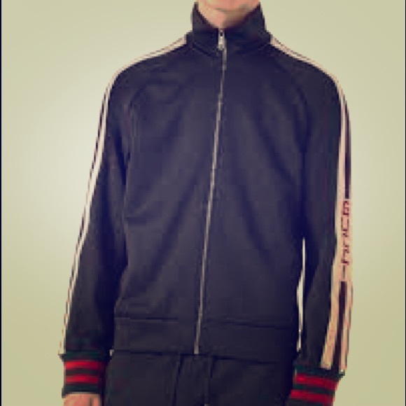 gucci technical track jacket